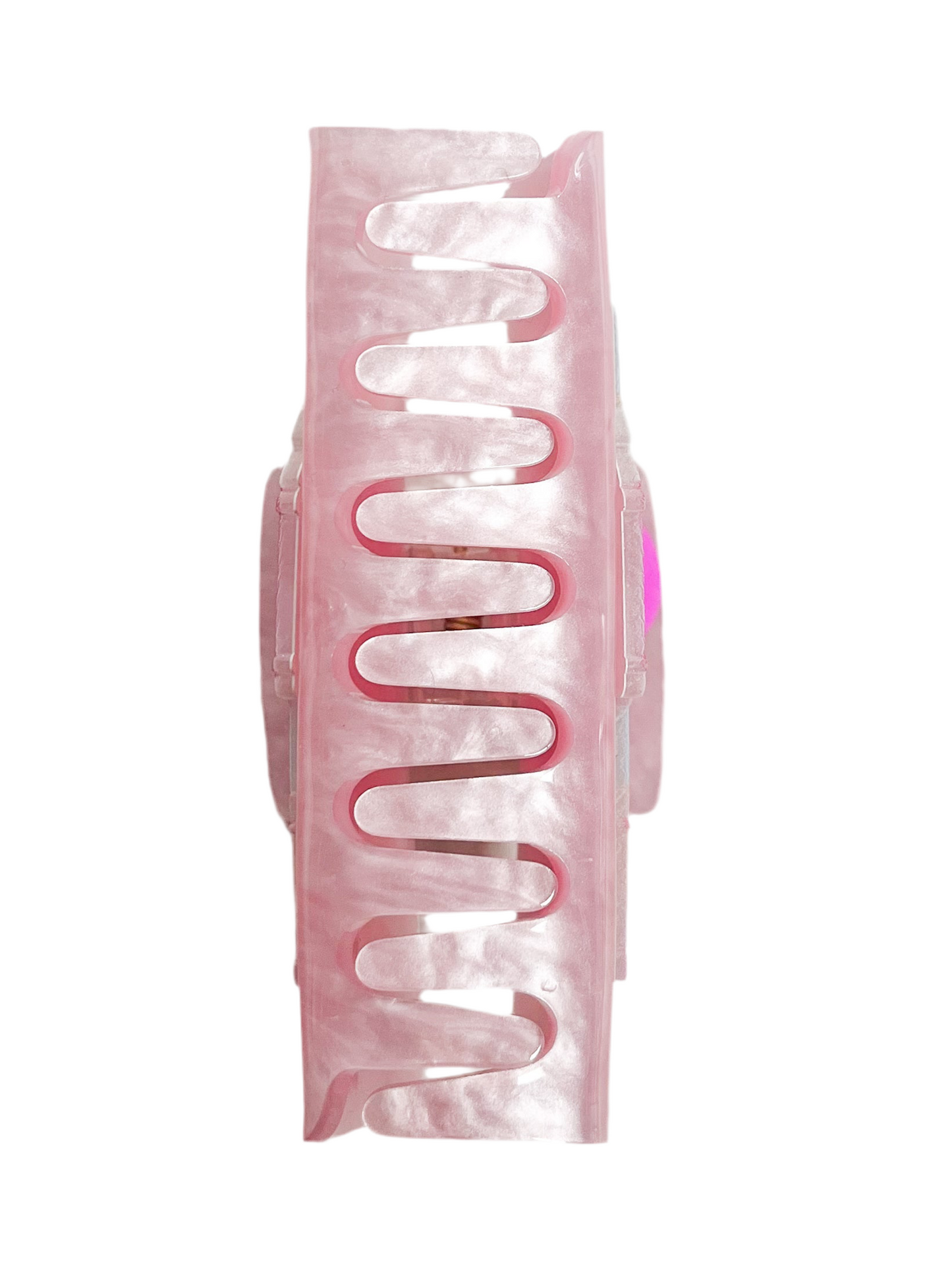 Pink holiday hair clip