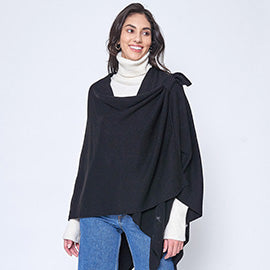Asymmetrical Pull Through Poncho