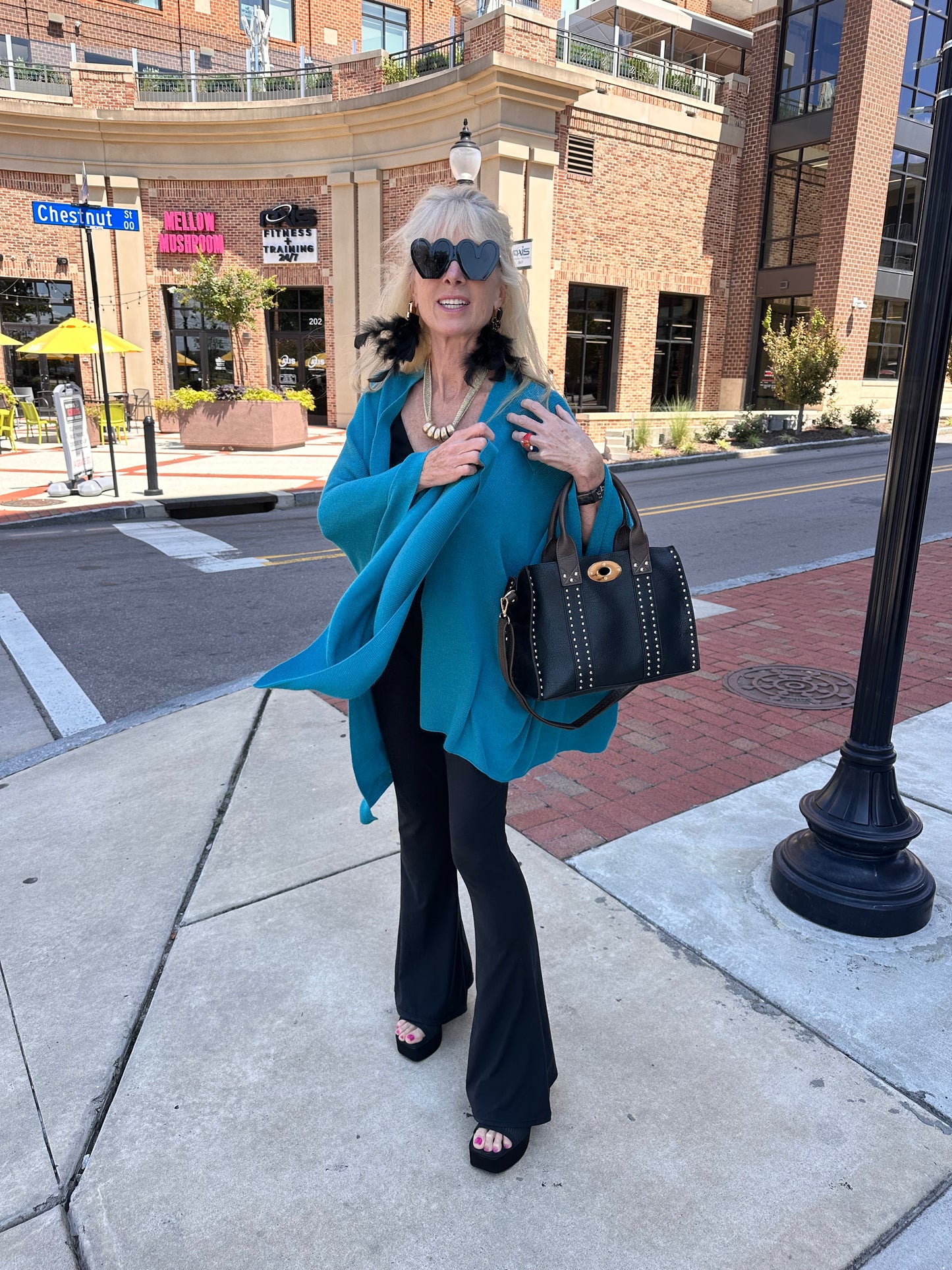 Ruana With Strap