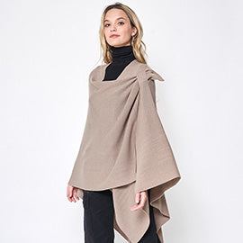 Asymmetrical Pull Through Poncho