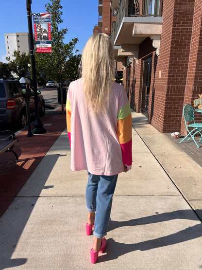 Long Sleeve Sequin Holiday Top