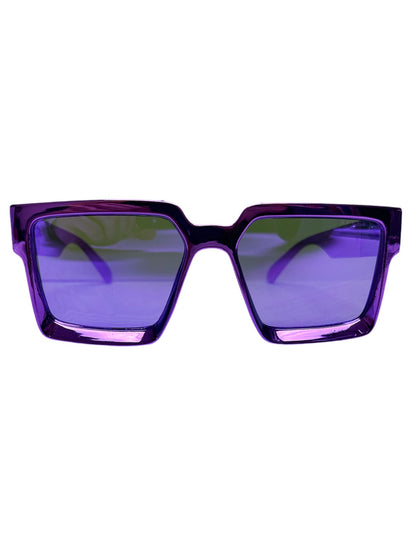 Retro Square Frame Sunglasses