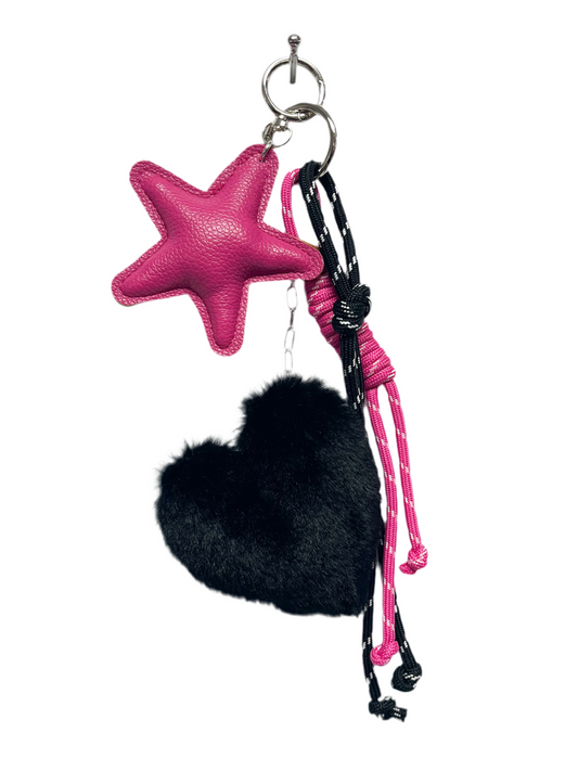 Star & Heart 💖 Bag Charm