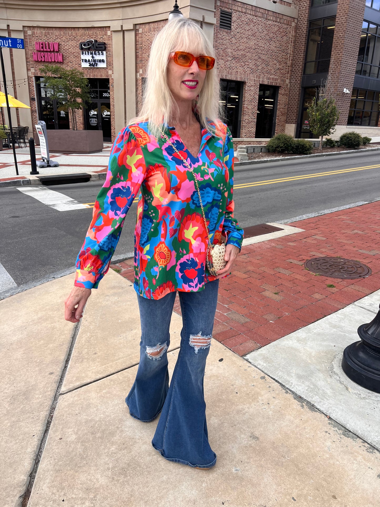 Long Sleeve Multi Top