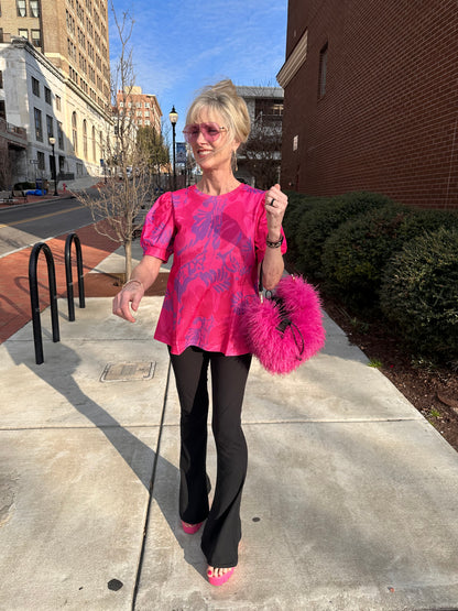 Pink Puff Short Sleeve