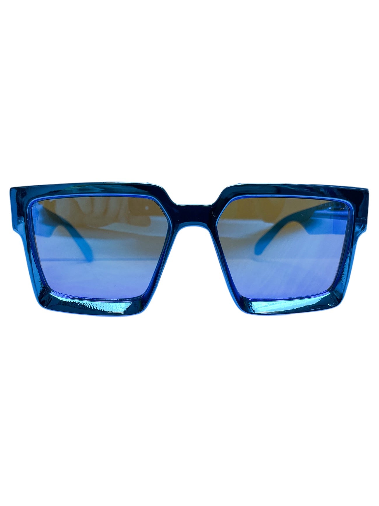 Retro Square Frame Sunglasses