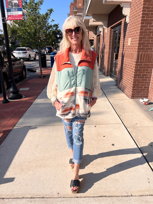 Printed Vest