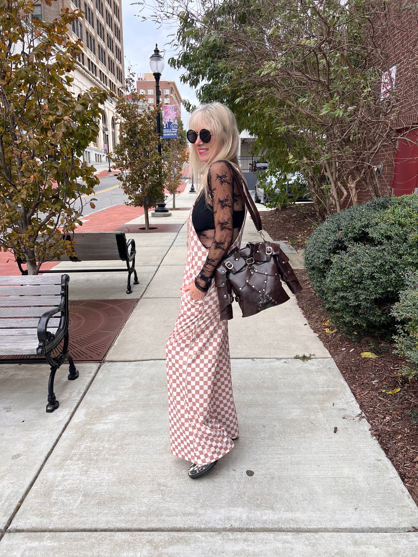 Checkered Jumpsuit