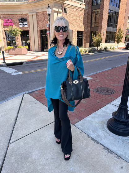 Ruana With Strap