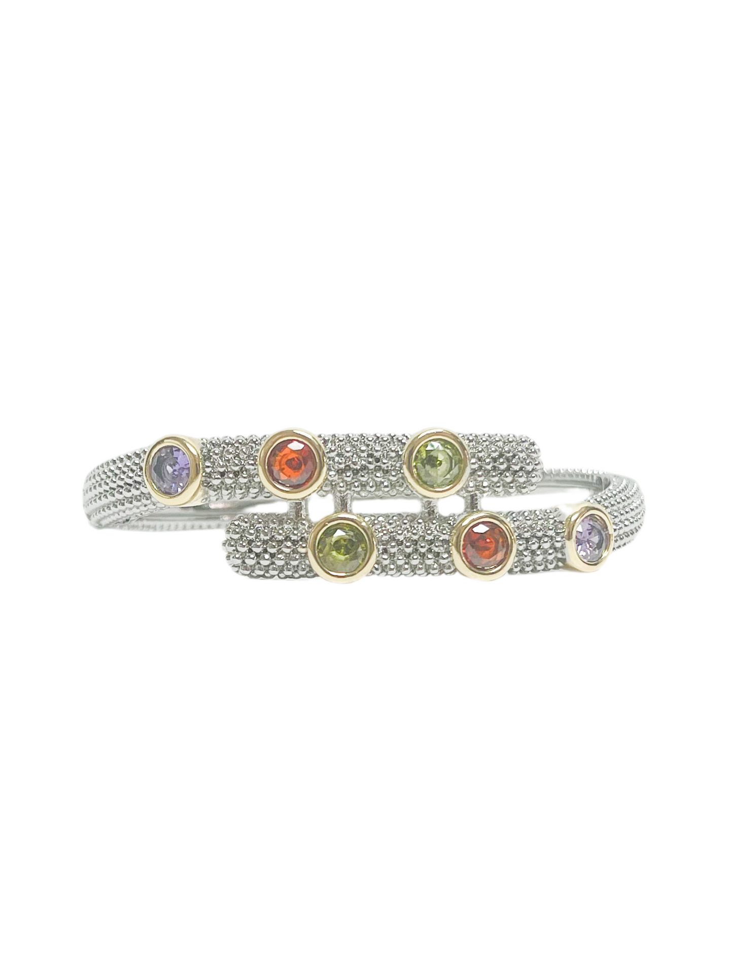 Multicolored crystal bracelet