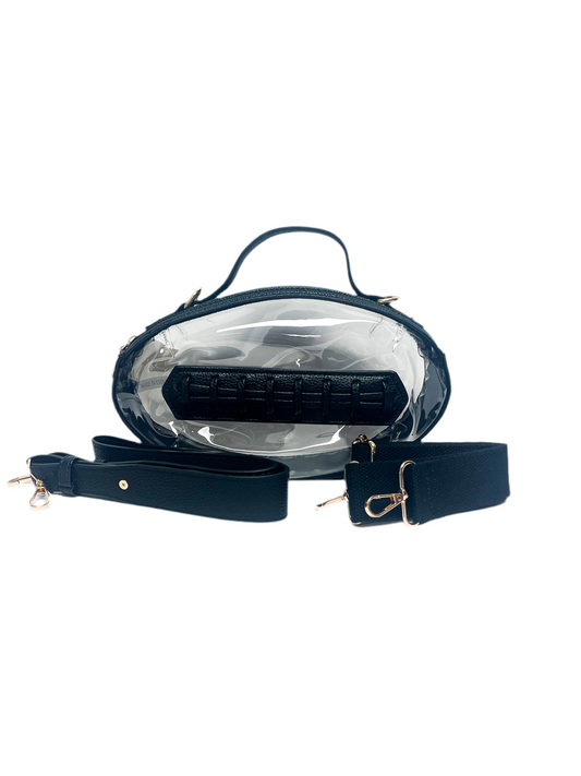 Clear football Crossbody