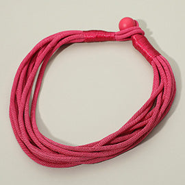 Multi Strand Cord Necklace