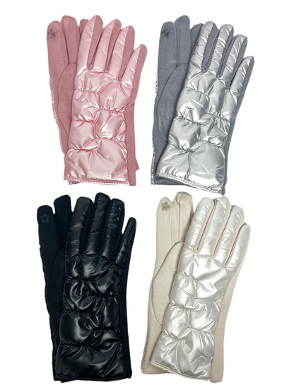 Puffer smart tip gloves