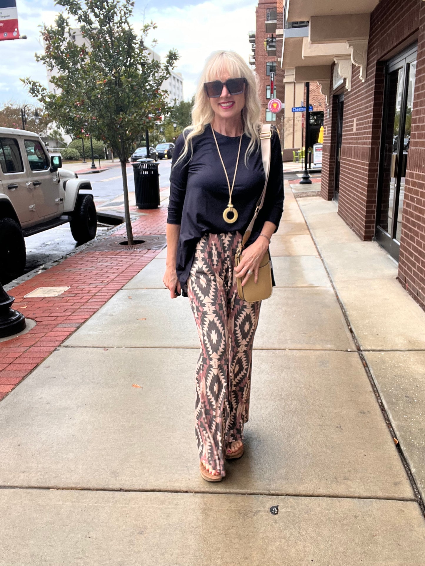 Aztec Comfy Bell Bottoms