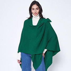 Asymmetrical Pull Through Poncho