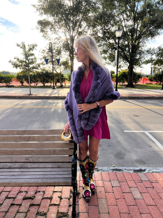 Purple Funky Cape