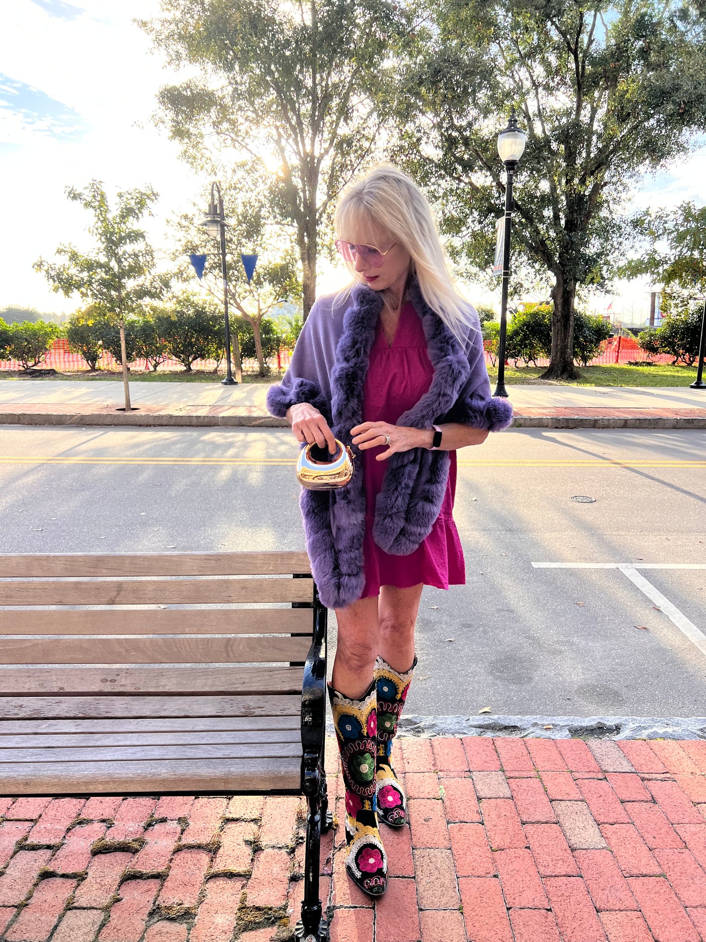 Purple Funky Cape