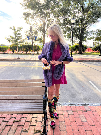 Purple Funky Cape