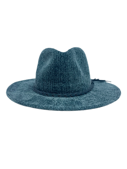 Blue Fedora Hat