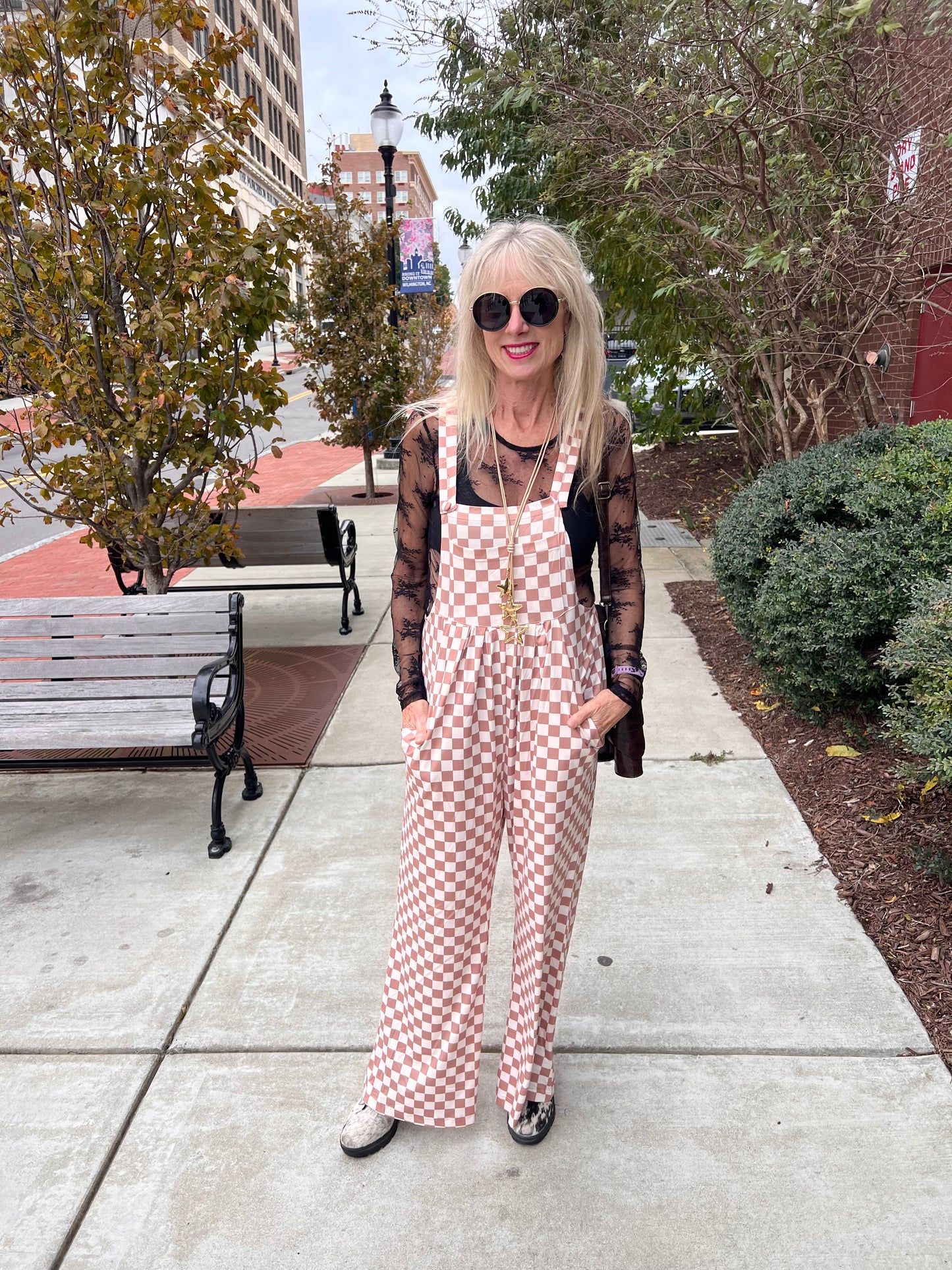 Checkered Jumpsuit