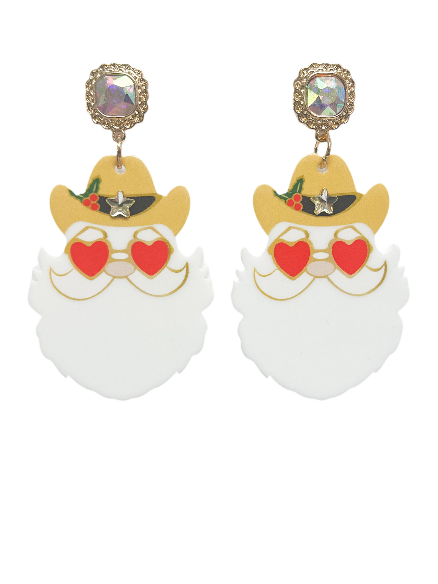 Jolly Holiday Cowboy Earrings