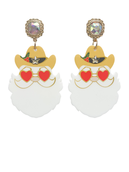 Jolly Holiday Cowboy Earrings