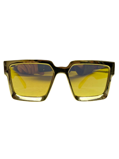 Retro Square Frame Sunglasses