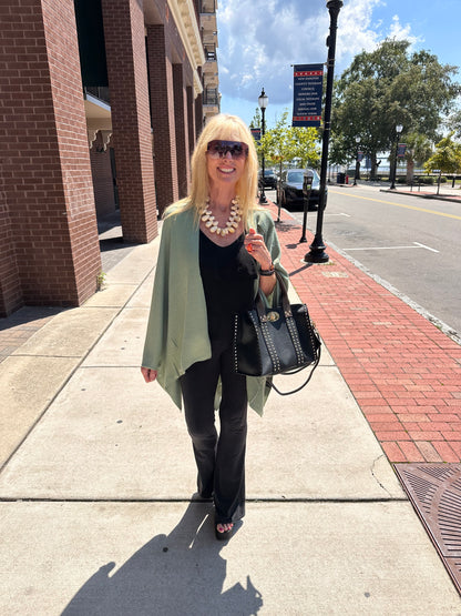 Ruana With Strap