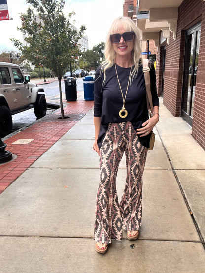 Aztec Comfy Bell Bottoms