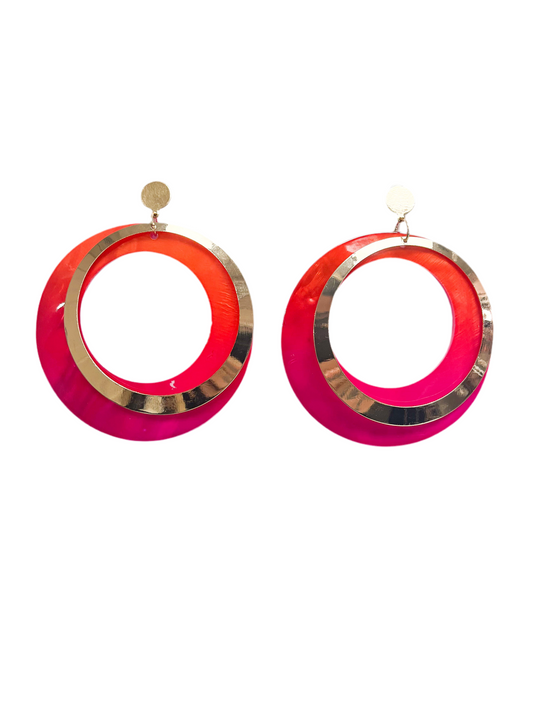 Double hoop earrings