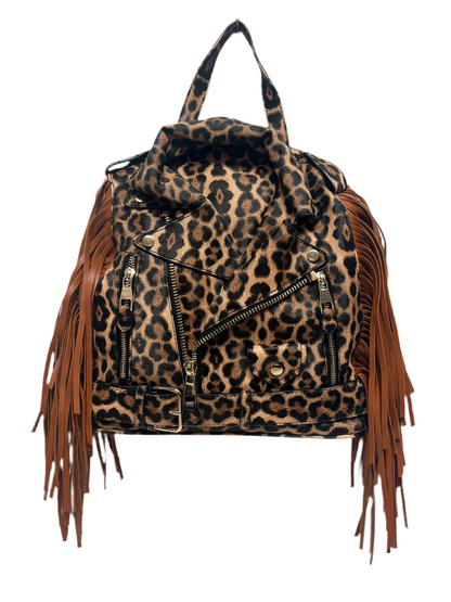 Printed Jacket Backpack