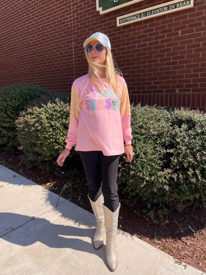 Spooky season long sleeve top(small)