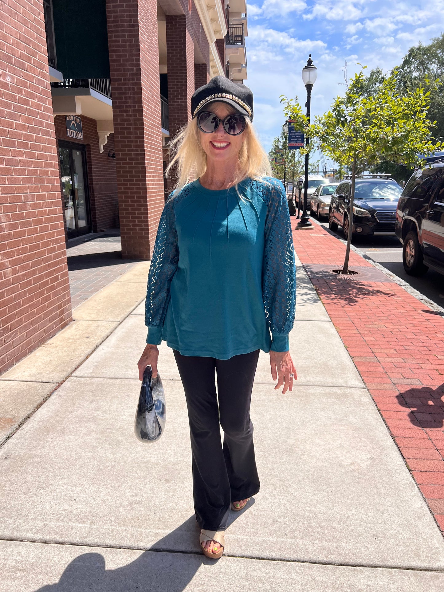 Long Sleeve Lace Top