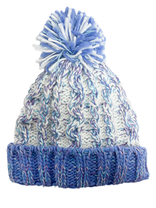 Woven beanie hat