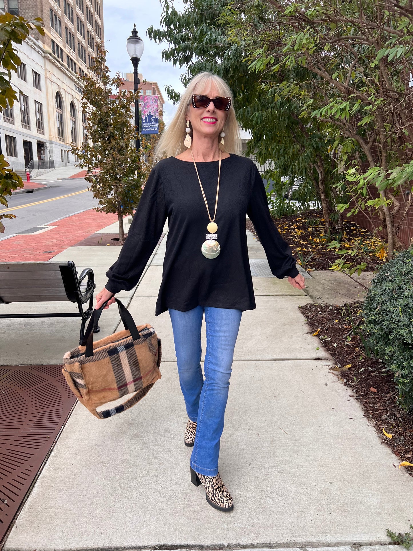 Black Long Sleeve Top