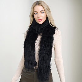 Fluffy Long Wrap Scarf