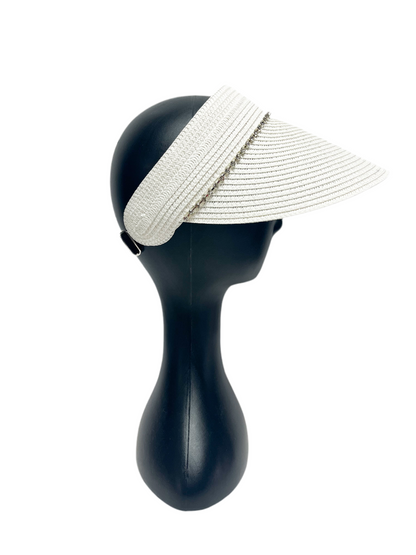 Crystal Heart Visor Hat