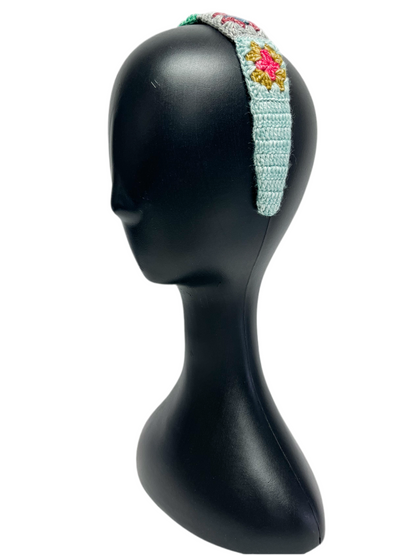 Multicolored woven headband