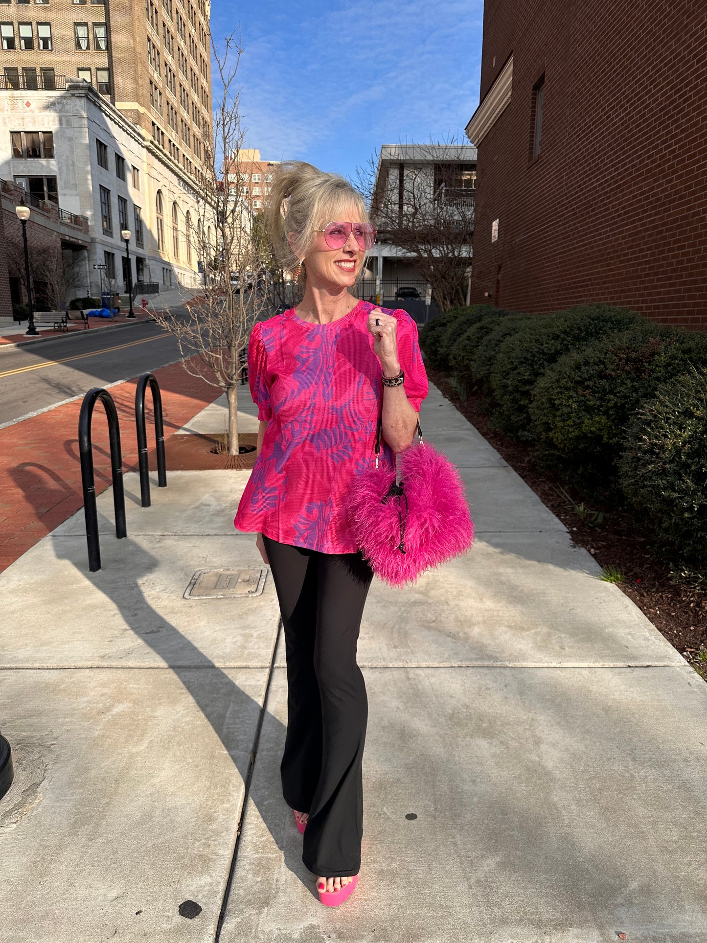 Pink Puff Short Sleeve