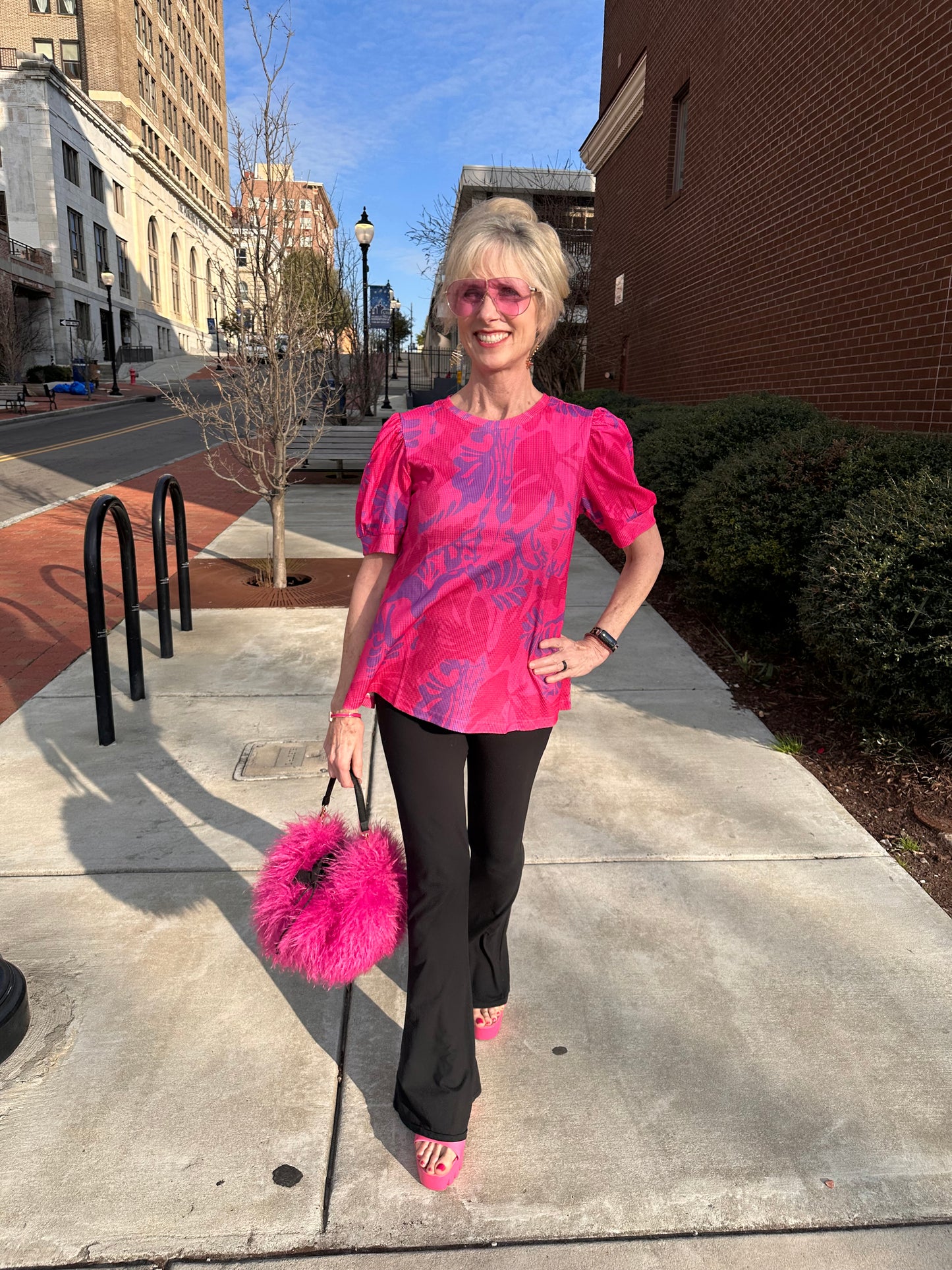 Pink Puff Short Sleeve