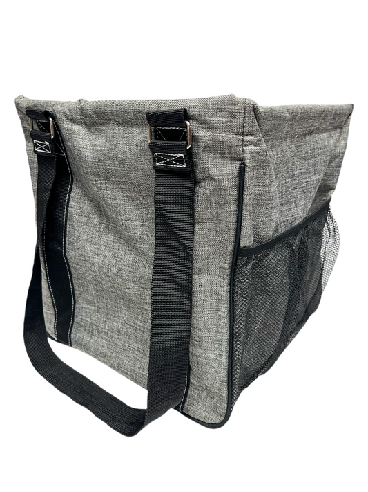 Grey Cube Tote Bag