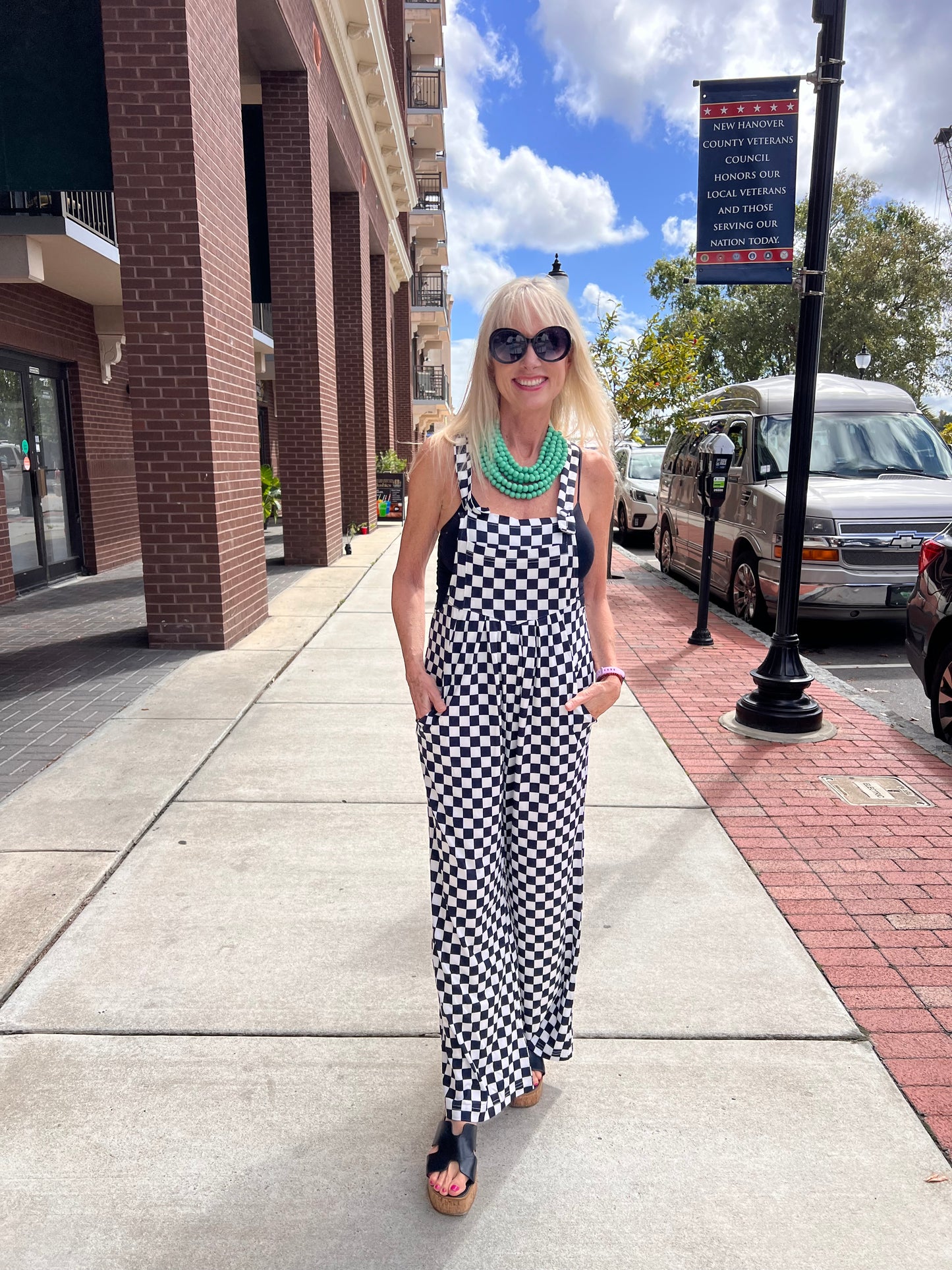 Checkered Jumpsuit