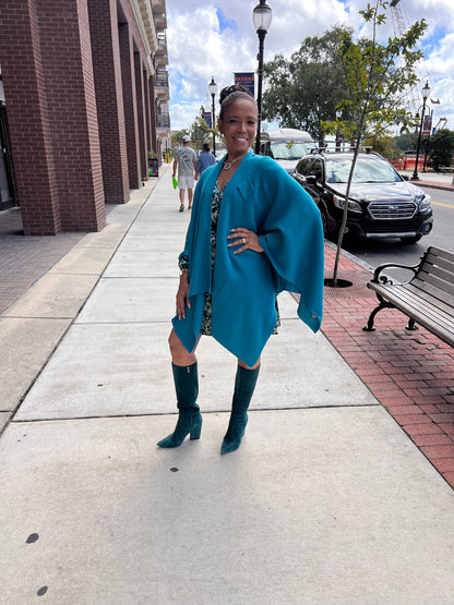 Asymmetrical Pull Through Poncho