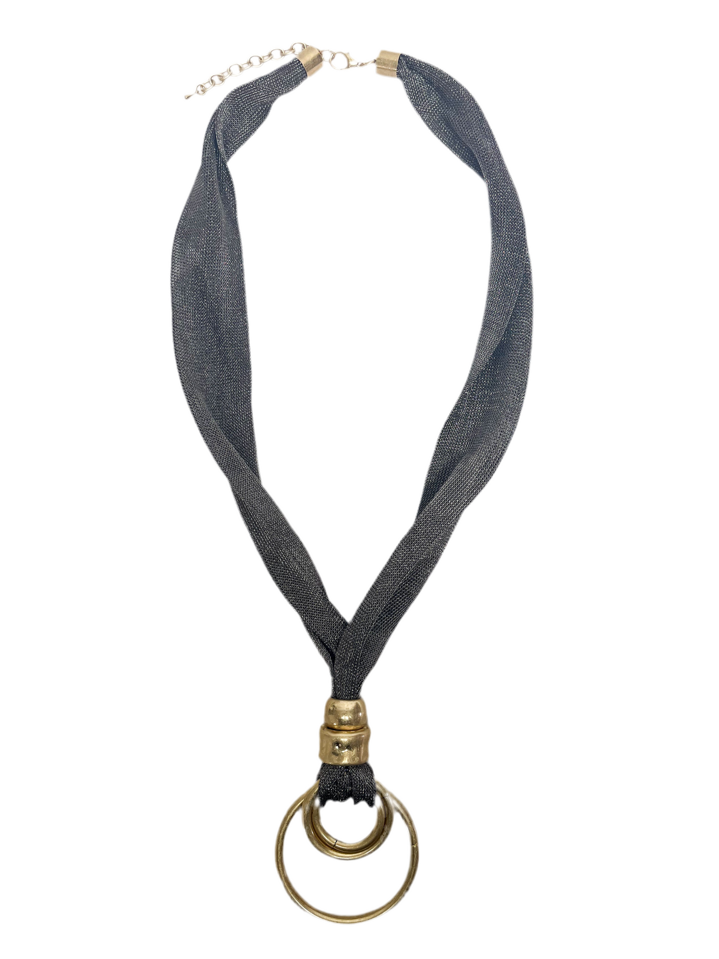 Layered circle necklace