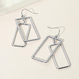 Double Rectangle Earrings
