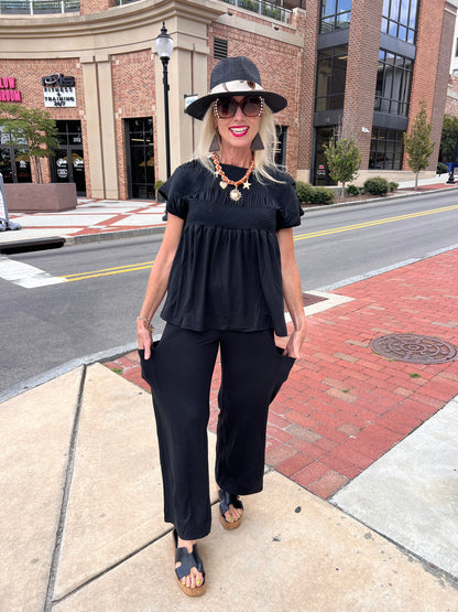 2-Piece Black Set
