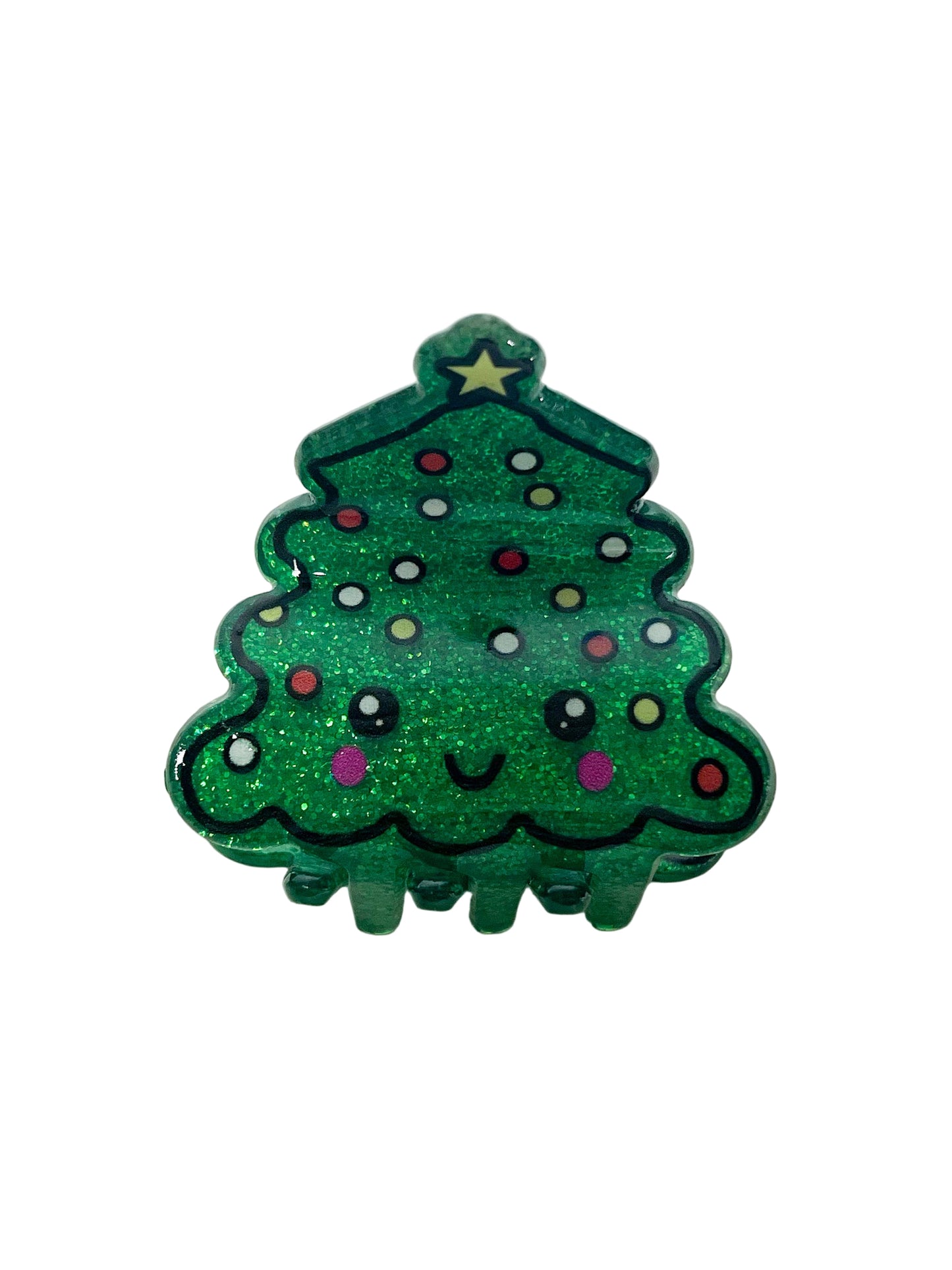 Green Holiday Hair Clip