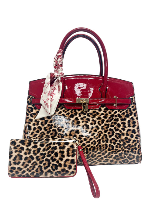 Red Printed 2 Piece Set