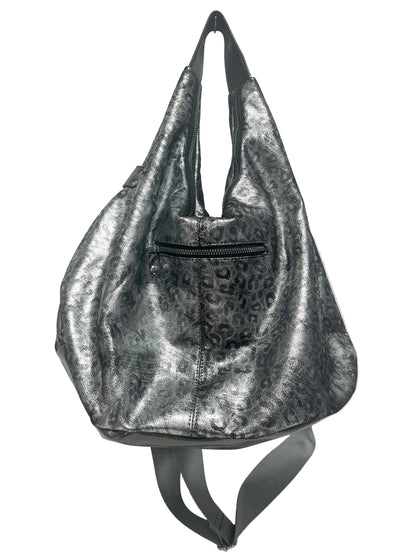 Silver Printed Crossbody