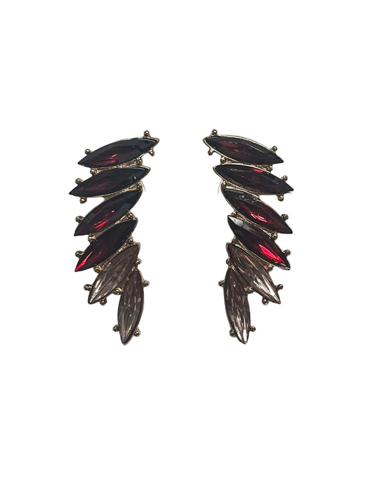 Ruby Flutter Earrings